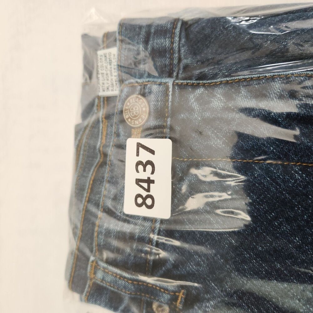 Bill Blass Jean Skirt Women 14 Blue Denim Back Slit Maxi Retro Grunge Casual Y2K - Picture 15 of 15